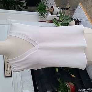 Worthington Sleeveless Timeless Top Cream Sz S Beautiful